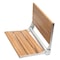 Alfi Brand ALFI brand ABS17 17" Folding Teak Wood Shower Seat Bench W/ Backrest ABS17-SA - alternate 4